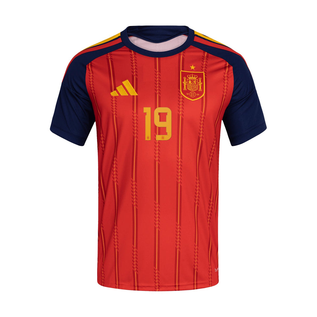 Spain 26/27 Lamine Yamal #19 Replica Home Jersey - Mens